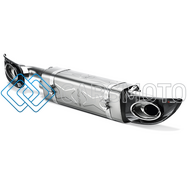 AKRAPOVIC S-PO997TFLH ВЫХЛОПНАЯ СИСТЕМА SLIP-ON (TITANIUM) С НАСАДКАМИ TITANIUM ДЛЯ PORSCHE 911 TURBO / TURBO S (997 FL)