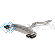 AKRAPOVIC S-PO/TI/20 ВЫХЛОПНАЯ СИСТЕМА EVOLUTION LINE CAT-BACK (TITANIUM) ДЛЯ PORSCHE CAYENNE S / COUPE (536) (БЕЗ НАСАДОК)
