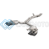 AKRAPOVIC S-PO/TI/7H ВЫХЛОПНАЯ СИСТЕМА EVOLUTION LINE TITANIUM С НАСАДКАМИ TITANIUM ДЛЯ PORSCHE MACAN TURBO (95B)