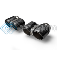 AKRAPOVIC TP-CT/73/CF КОМПЛЕКТ НАСАДОК НА ГЛУШИТЕЛЬ CHOPPED CARBON ДЛЯ BMW M2 COUPE (G87)