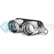 AKRAPOVIC TP-PO991RS/H/T КОМПЛЕКТ НАСАДОК TITANIUM ДЛЯ PORSCHE 911 GT3/RS 3.8 (997)  