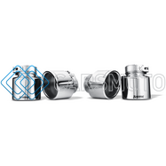 AKRAPOVIC TP-T/P/2 НАСАДКИ НА ГЛУШИТЕЛЬ TITANIUM ДЛЯ BMW X5M (E70)
