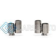 AKRAPOVIC TP-T/S/18 КОМПЛЕКТ НАСАДОК (TITANIUM) ДЛЯ PORSCHE PANAMERA TURBO