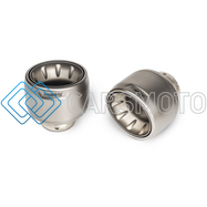 AKRAPOVIC TP-T/S/2 НАСАДКИ НА ГЛУШИТЕЛЬ TITANIUM ДЛЯ VW SCIROCCO R