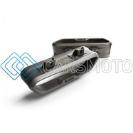 AKRAPOVIC TP-T/S/24/1 КОМПЛЕКТ НАСАДОК НА ГЛУШИТЕЛЬ TITANIUM ДЛЯ MERCEDES-AMG G63 (W465)