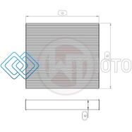 WAGNER TUNING 004001006-001 645X395X52MM RADIATOR CORE
