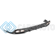 AKRAPOVIC DI-PO/CA/4/G ЗАДНИЙ ДИФФУЗОР CARBON (ГЛЯНЦЕВЫЙ) ДЛЯ PORSCHE 911 TURBO/TURBO S (991.2)  