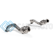 AKRAPOVIC L-PO/T/17 КОМПЛЕКТ LINK PIPE (TITANIUM) ДЛЯ PORSCHE 718 CAYMAN GT4 RS