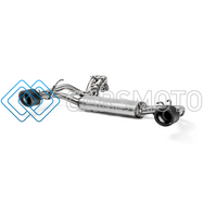 AKRAPOVIC M-FI/SS/1H ВЫХЛОПНАЯ СИСТЕМА (СТАЛЬ) ДЛЯ FIAT ABARTH 500/595C/TURISMO 1.4L