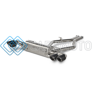 AKRAPOVIC S-AR/TI/6H ВЫХЛОПНАЯ СИСТЕМА SLIP-ON (TITANIUM) С НАСАДКАМИ TITANIUM / CARBON ДЛЯ ALFA ROMEO STELVIO QUADRIFOGLIO
