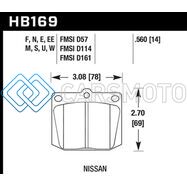 HAWK PERFORMANCE HB169F.560 HPS STREET BRAKE PADS