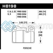 HAWK PERFORMANCE HB198F.685 HPS STREET BRAKE PADS