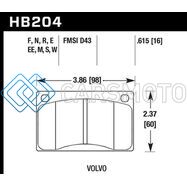 HAWK PERFORMANCE HB204F.615 HPS STREET BRAKE PADS