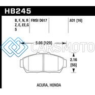 HAWK PERFORMANCE HB245E.631 94-01 ACURA INTEGRA (EXCL TYPE R)  BLUE 9012 RACE FRONT BRAKE PADS