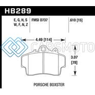 HAWK PERFORMANCE HB289N.610 HP+ STREET BRAKE PADS