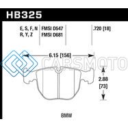 HAWK PERFORMANCE HB325F.720 HPS STREET BRAKE PADS