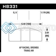 HAWK PERFORMANCE HB331Q1.17 DTC-80 AP RACING/BREMBO 30MM RACE BRAKE PADS
