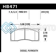 HAWK PERFORMANCE HB471F.510 HPS STREET BRAKE PADS