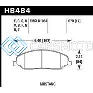 HAWK PERFORMANCE HB484N.670 05-10 FORD MUSTANG GT & V6 / 07-08 SHELBY GT HP+ STREET FRONT BRAKE PADS