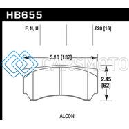 HAWK PERFORMANCE HB655B.620 ALCON HPS 5.0 STREET BRAKE PADS
