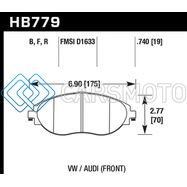 HAWK PERFORMANCE HB779F.740 15-16 AUDI S3 HPS STREET FRONT BRAKE PADS
