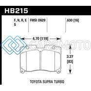 HAWK PERFORMANCE HB215B.630 93-98 TOYOTA SUPRA TT HPS 5.0 STREET FRONT BRAKE PADS