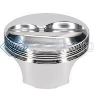 JE PISTONS 301450 SBC 400 FSR DOME SET OF 8 PISTONS
