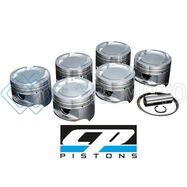 CP-CARRILLO SC7465-6 PISTON & RING SET FOR TOYOTA 2JZGTE - BORE (87MM) - SIZE (+1.0MM) - CR (9.0) - SET OF 6