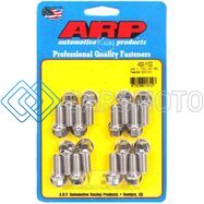 ARP 400-1102 CHEVROLET / FORD 3/8IN X .750 SS HEX HEADER BOLT KIT