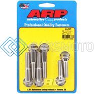 ARP 454-0903 SMALL BLOCK FORD MANUAL TRANSMISSION HEX BELLHOUSING BOLT KIT - POLISHED STAINLESS STEEL