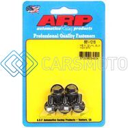 ARP 661-1016 M8 X 1.25 X 12 HEX BLACK OXIDE BOLTS (5/PKG)