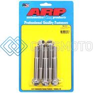 ARP 765-1010 M12 X 1.75 X 90 HEX BLACK SS BOLTS (5/PKG)