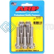 ARP 615-2000 3/8 IN.-16 RH THREAD, 2 IN 12 POINT SS 300 BOLTS - SET OF 5