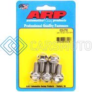 ARP 625-0750 3/8 IN.-16 RH THREAD, .750 IN HEX HEAD SS BOLTS - SET OF 5