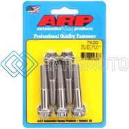 ARP 715-2000 3/8 IN.-24 RH THREAD, 2.00 IN 12 POINT SS 300 BOLTS - SET OF 5