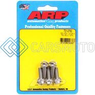 ARP 721-0750 1/4 IN.-28 RH THREAD, 0.750 IN HEX HEAD SS 300 BOLTS - SET OF 5