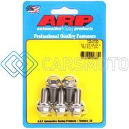 ARP 725-0750 3/8 IN.-24 RH THREAD, 0.750 IN HEX HEAD SS 300 BOLTS - SET OF 5