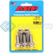 ARP 725-1000 3/8 IN.-24 RH THREAD, 1.000 IN HEX HEAD SS 300 BOLTS - SET OF 5