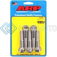 ARP 745-2250 1/2-20 IN. THREAD, 2.25 IN STAINLESS STEEL 300 BOLTS - SET OF 5
