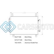 CSF 10734 13-17 NISSAN PATHFINDER 3.5L A/C CONDENSER