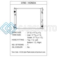 CSF 3780 16-20 HONDA CIVIC 2.0L OEM PLASTIC RADIATOR