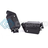 CSF 8109 12-16 BMW M5 (F10) / 12-18 BMW M6 (F06/F12/F13) TWIN CHARGE-AIR-COOLER SET - CRINKLE BLACK