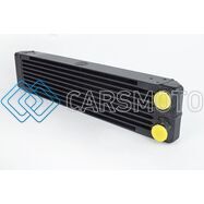 CSF 8201 UNIVERSAL DUAL-PASS OIL COOLER - M22 X 1.5 CONNECTIONS 22X4.75X2.16