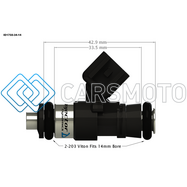 INJECTOR DYNAMICS 1750.34.14.14.3 1750-XDS - 2017 MAVERICK X3 APPLICATIONS DIRECT REPLACEMENT NO ADAPTERS (SET OF 3)