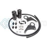 RADIUM ENGINEERING 20-0118-FL MITSUBISHI EVO 8-9 DUAL CATCH CAN KIT FLUID LOCK