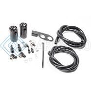 RADIUM ENGINEERING 20-0729-FL DUAL CATCH CAN KIT NISSAN Z33 V35 VQ35DE/HR FLUID LOCK