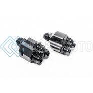 RADIUM ENGINEERING 20-0737 DISTRIBUTION BLOCK 12-10-10-10 WITH FITTINGS
