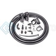RADIUM ENGINEERING 20-0840-FL 2016+ TOYOTA TACOMA DUAL CATCH CAN KIT - FLUID LOCK