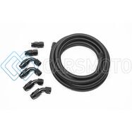 RADIUM ENGINEERING 14-1631 10AN HOSE END STRAIGHT PTFE - BLACK