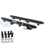 SNOW 2005+ SNF-34111 HEMI 5.7L/6.1L/6.4L 34MM INJECTOR HEIGHT RETURN STYLE BILLET FUEL RAIL KIT
